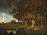 Narcisse Díaz de la Peña, The Edge of the Forest at Les Monts-Girard, Fontainebleau