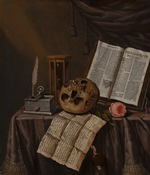 Edwaert Collier, Vanitas Still Life