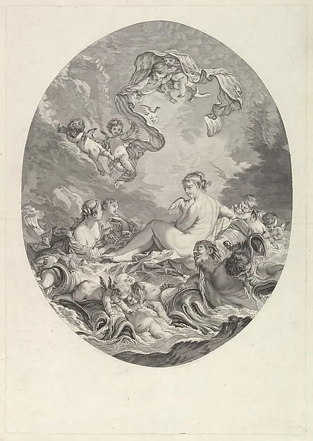 Jean Daullé, Naissance et Triomphe de Venus (The Birth and Triumph of Venus)