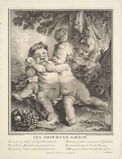 Jean Daullé, The Cheerful Cupids
