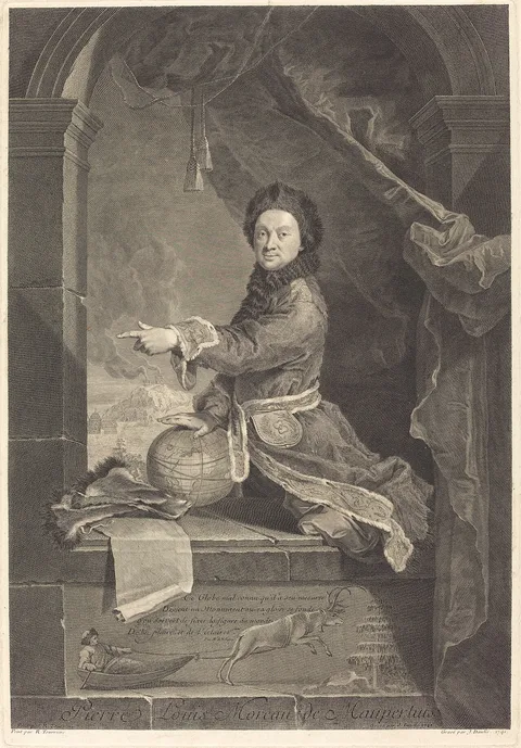 Jean Daullé, Pierre Louis Moreau de Maupertuis