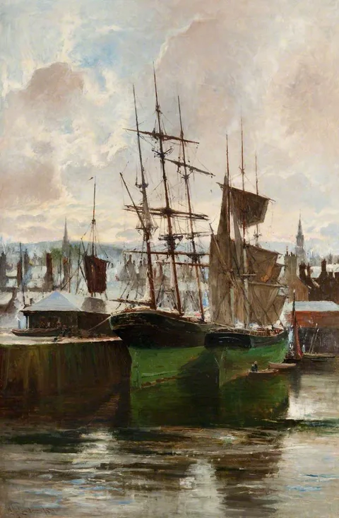 Charles James Lauder, West Harbour, Greenock, Winter 1880