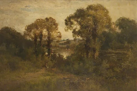 John Horace Hooper, Shiplake from Wargrave Hill