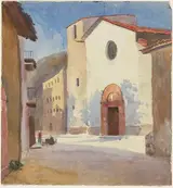 Emily Sargent, Church and Street, Camprodon