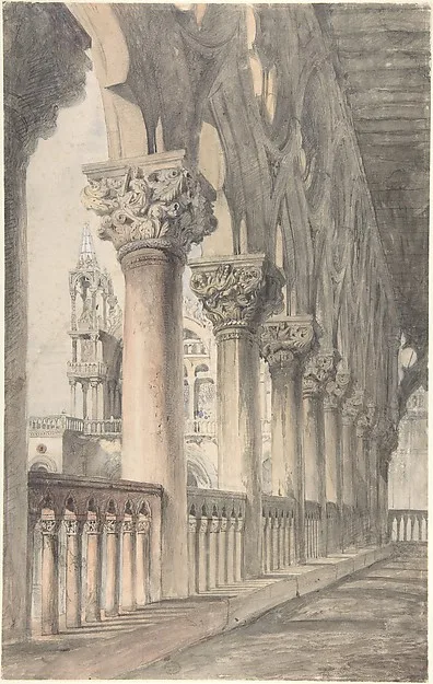 John Ruskin, Loggia of the Ducal Palace, Venice