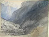 John Ruskin, The Valley of Lauterbrunnen, Switzerland