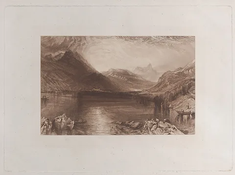 John Ruskin, The Lake of Zug
