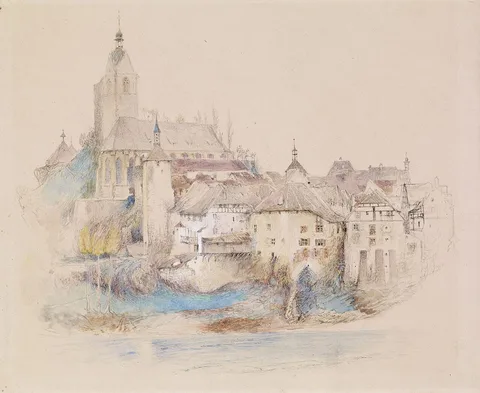 John Ruskin, Lauffenburg on the Rhine