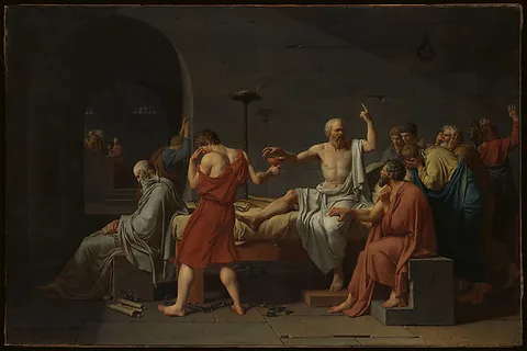 Jacques-Louis David, The Death of Socrates