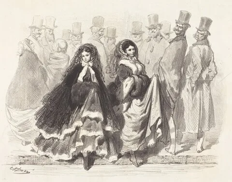 Gustave Doré, Street Scene