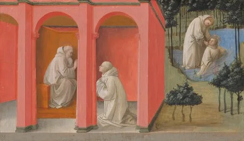Filippo Lippi, Saint Benedict Orders Saint Maurus to the Rescue of Saint Placidus