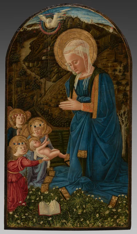 Filippo Lippi, Virgin and Child with Angels