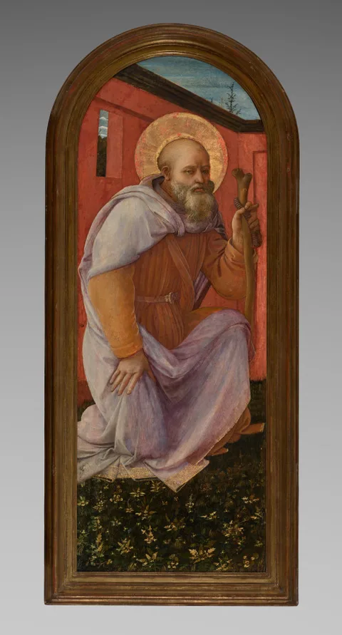 Filippo Lippi, Panel from a Triptych: St. Anthony Abbot