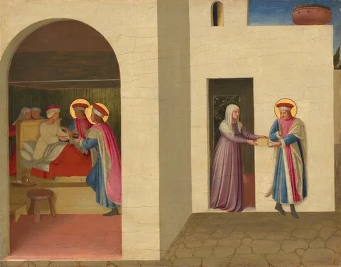 Fra Angelico, The Healing of Palladia by Saint Cosmas and Saint Damian