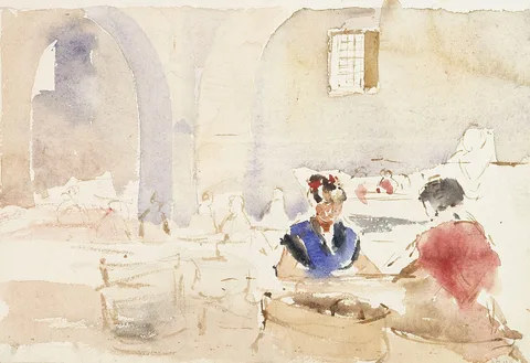 Albert Edelfelt, Interior from Spain (Tobacco Factory in Seville)