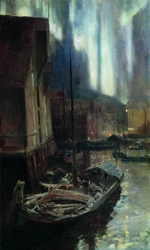 Konstantin Korovin, Hammerfest. Northern lights