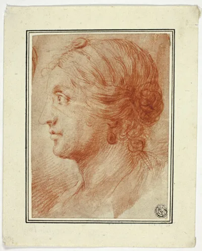 Godfrey Kneller, Bust of Woman in Profile to Left