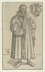 Lucas Cranach the Younger, Philip Melanchthon, Full-Length Towards the Right