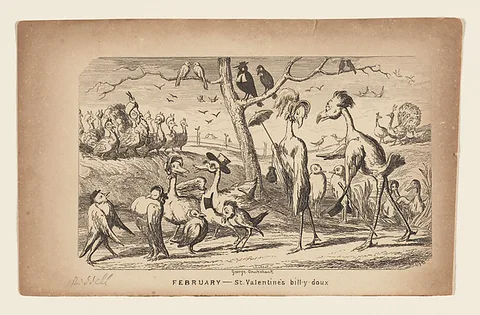 George Cruikshank, Comic Valentine (St. Valentine bill-y doux)