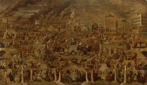 George Cruikshank, The Worship of Bacchus