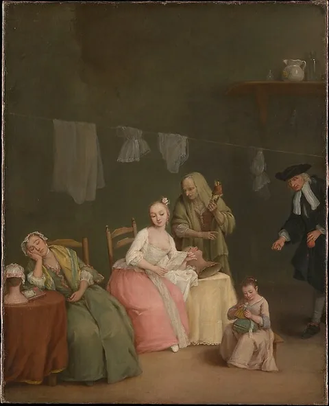 Pietro Longhi, The Letter