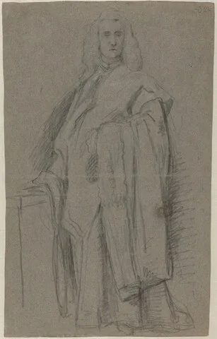 Pietro Longhi, A Venetian Procurator of San Marco [recto]