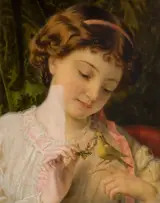 Sophie Gengembre Anderson, Pet Canary