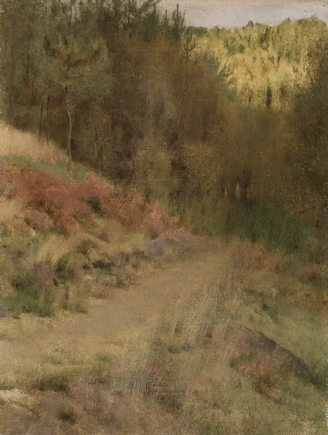 Fernand Khnopff, Landscape in Fosset