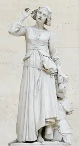 François Rude, Statue of Jeanne d'Arc in the Louvre, Paris