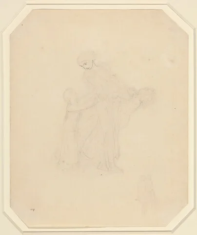 John Flaxman Jr., Adult and Two Children