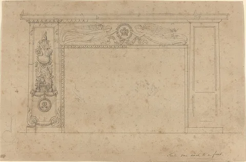 John Flaxman Jr., Design for a Chimney
