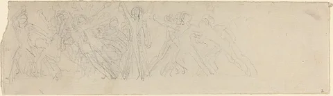 John Flaxman Jr., Antique Battle Scene (?)