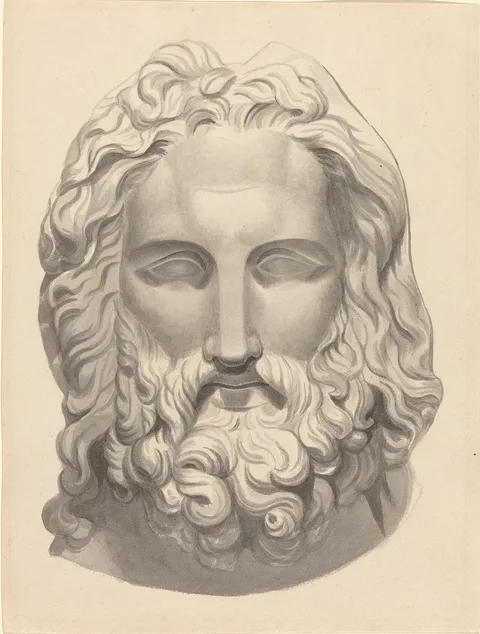 John Flaxman Jr., Antique Bearded Head