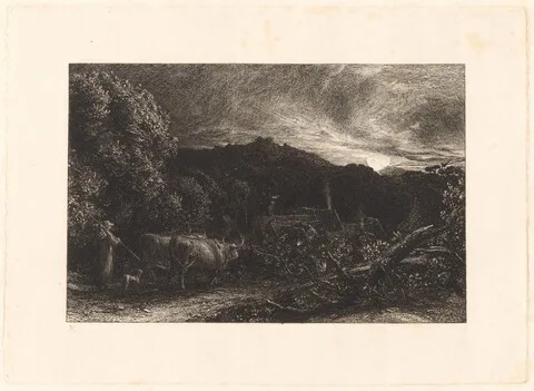 Samuel Palmer, The Weary Ploughman