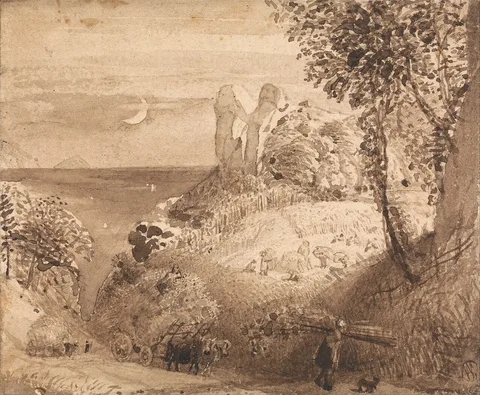 Samuel Palmer, A Pastoral Scene