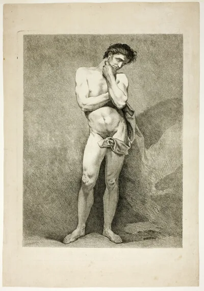 Charles André van Loo, Figure, from Six Figures Académiques