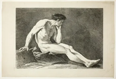 Charles André van Loo, Figure, from Six Figures Académiques