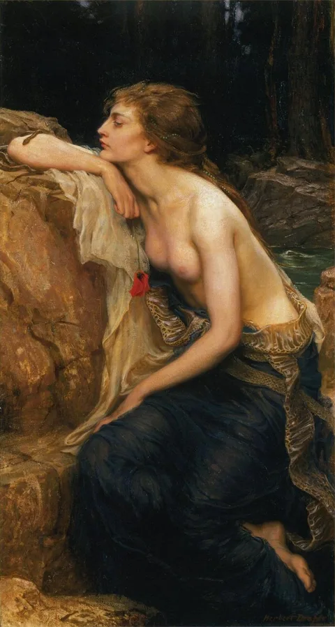 Herbert James Draper, Lamia