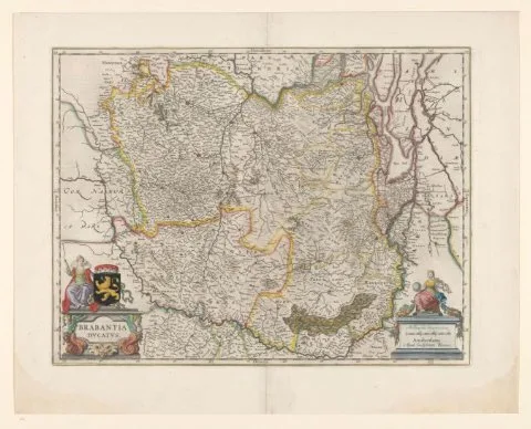 Willem Blaeu, Kaart van Brabant