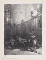 Alexandre-Gabriel Decamps, A Fall Down the Stairs