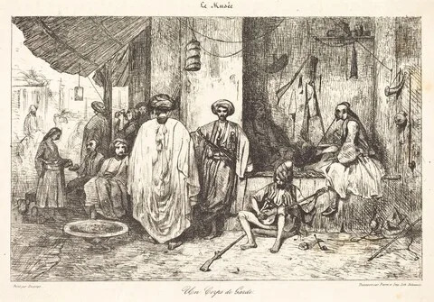 Alexandre-Gabriel Decamps, Un Corps de Garde