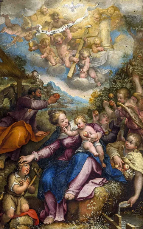 Denys Calvaert, The Rest on The Flight into Egypt