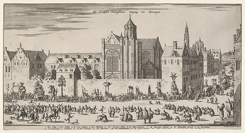 Jan Luyken, Triumphal procession to Antwerp