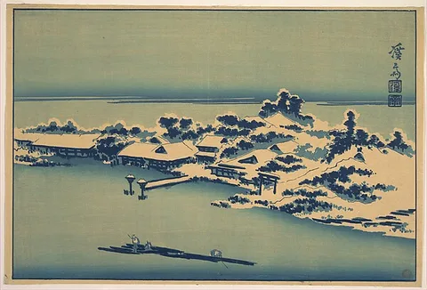 Keisai Eisen, Winter Landscape