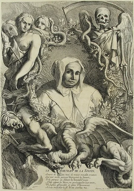 Antoine Coypel, Portrait of la Voisin