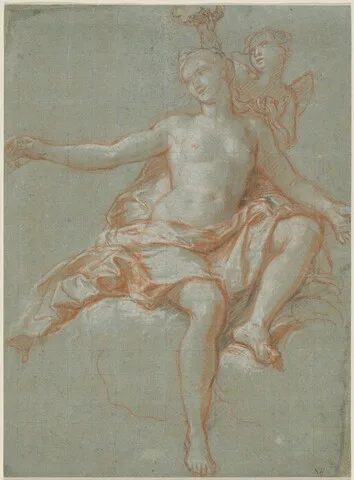 Antoine Coypel, Cupid Stealing Venus's Floral Crown