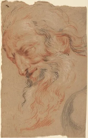 Antoine Coypel, Head of an Old Man