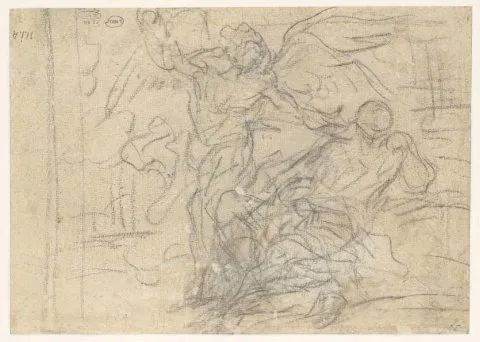 Antoine Coypel, Petrus in de gevangenis door de engel bezocht (?)