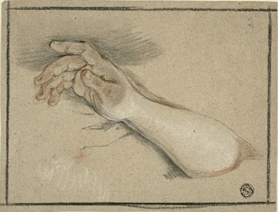 Antoine Coypel, Hand and Forearm