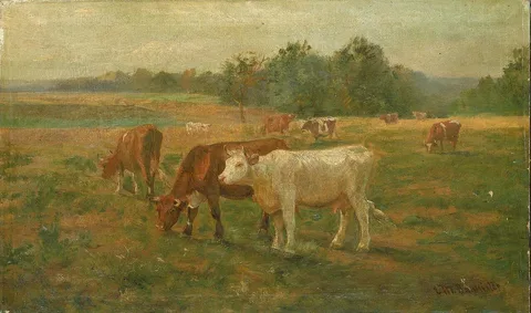 Edward Mitchell Bannister, Cows